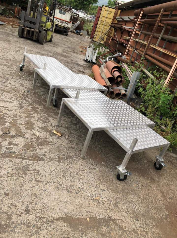 Fabrication de passerelles en alu La Réunion