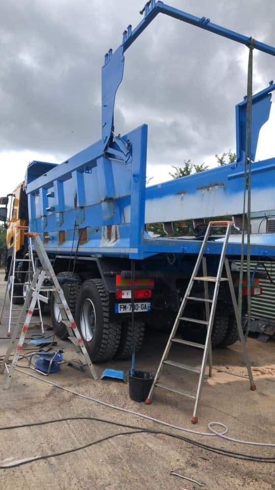 Modification hauteur d'une benne La Réunion